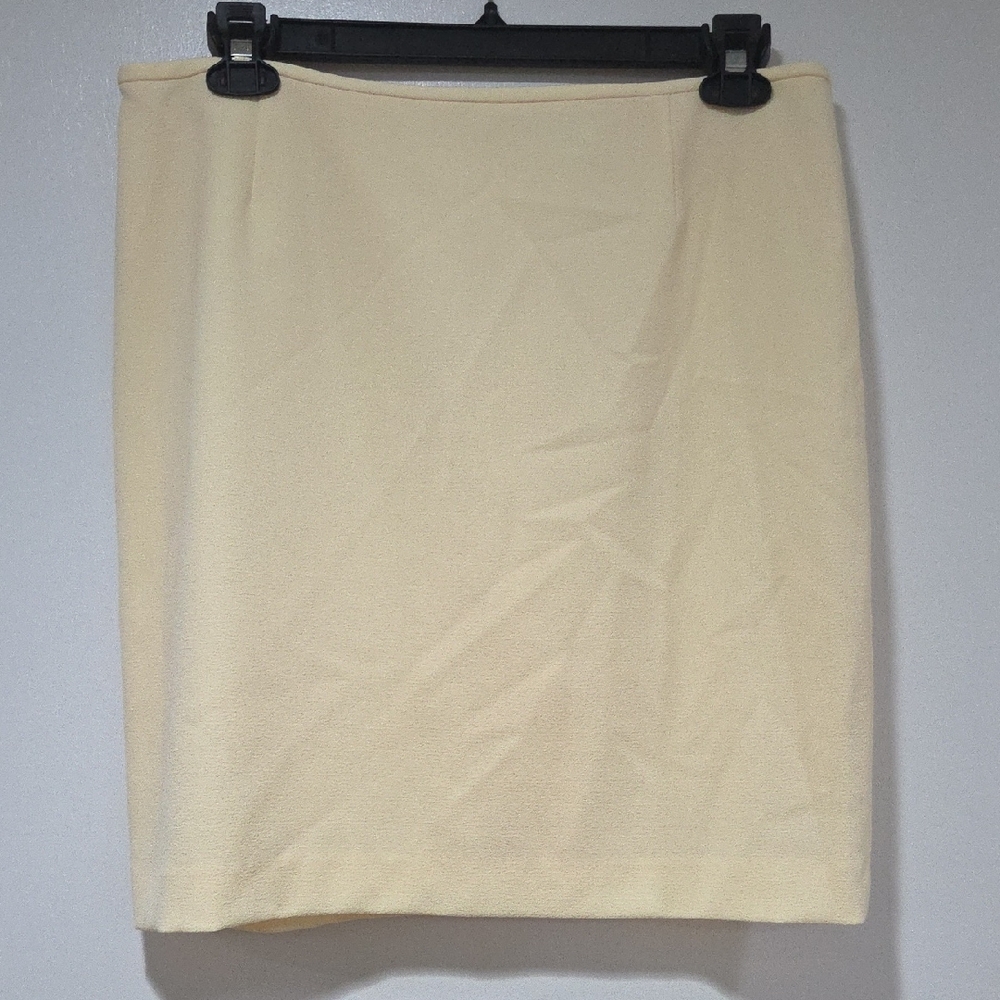 Tahari Cream Pencil Skirt